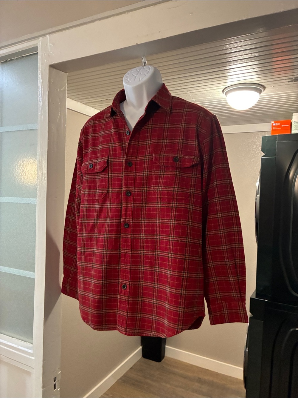 RAINFOREST Red Plaid Flannel Shirt